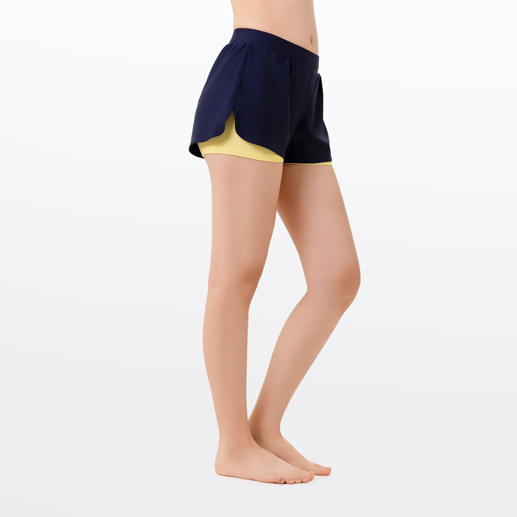 Ảnh Quần đi biển nữ SOBIE short 2 layer kín đáo Gorgeous Vega 4