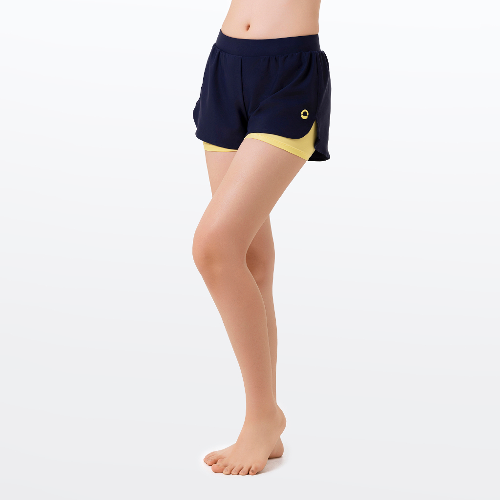 Ảnh Quần đi biển nữ SOBIE short 2 layer kín đáo Gorgeous Vega 2