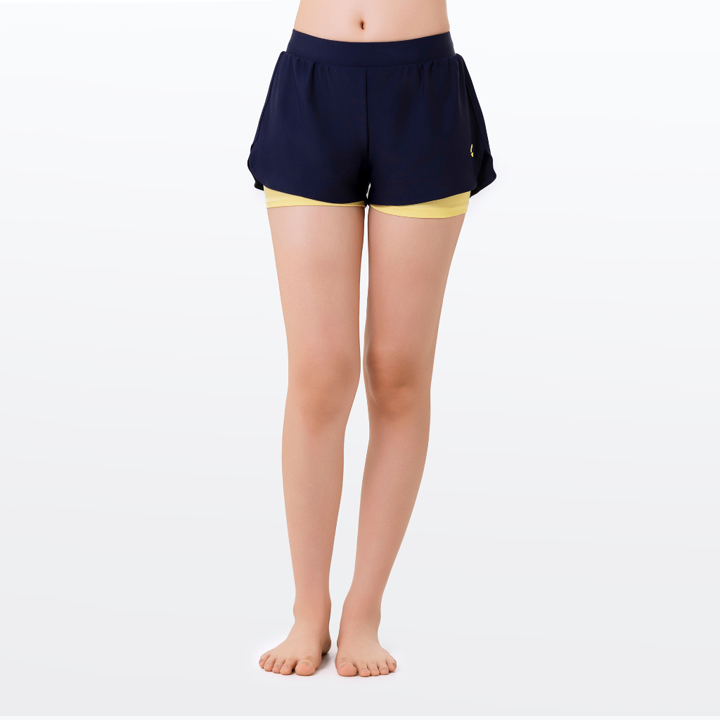 Ảnh Quần đi biển nữ SOBIE short 2 layer kín đáo Gorgeous Vega 1