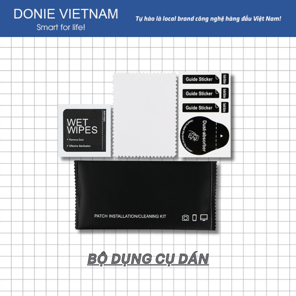 Miếng Dán Lưng Carbon Bảo Vệ Mặt Lưng iPad Chống Trầy Không Bám Vân Tay Gen 10/11 Air 6 | DONIE C10