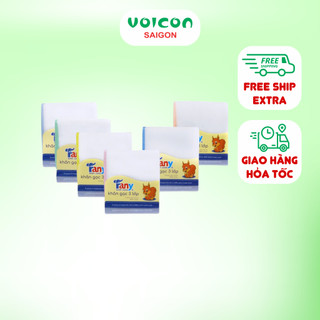 Khăn gạc cotton Fany 3, 4, 5 lớp đem lại sự mềm mại, thông thoáng cho bé (set 10 cái)