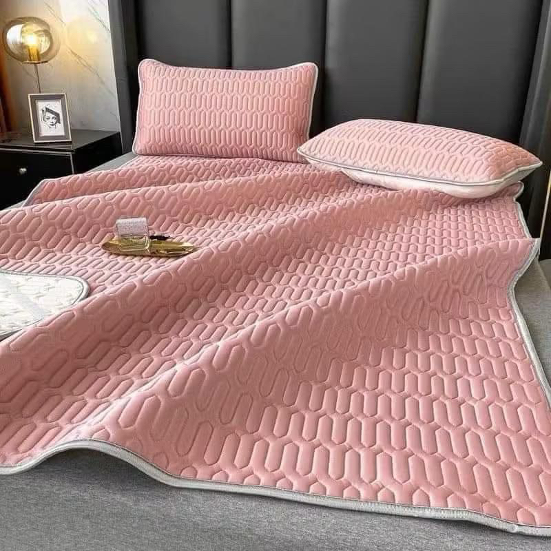 Ảnh Chiếu Điều Hòa Vải Tencel tăng2 vo goi  mát mẻ bodecor kháng khuẩn không mùi hôi cao su giảm nhiệt 4 đến 6 độ C 4