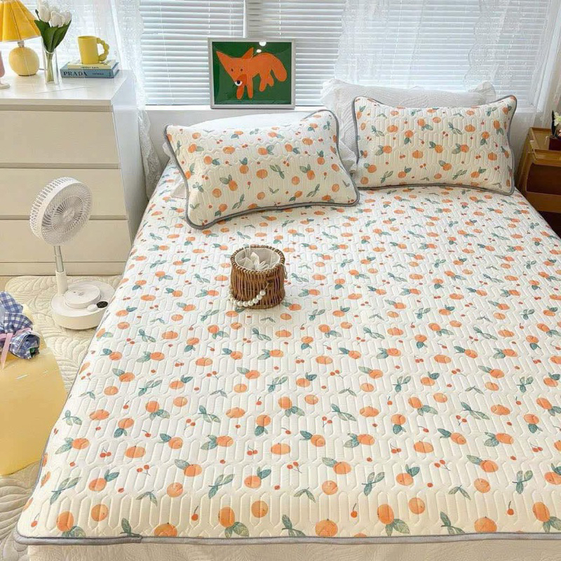 Ảnh Chiếu Điều Hòa Vải Tencel tăng2 vo goi  mát mẻ bodecor kháng khuẩn không mùi hôi cao su giảm nhiệt 4 đến 6 độ C 2