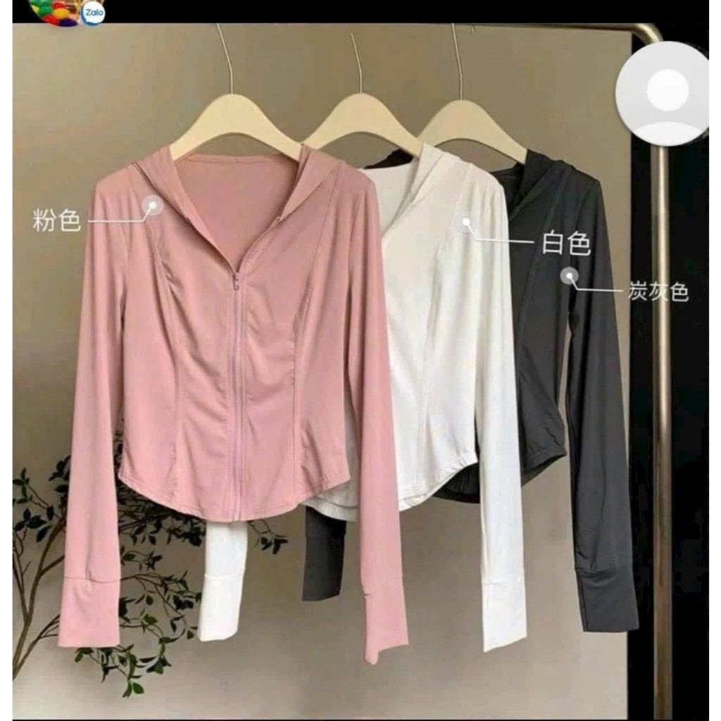 Áo Chống Nắng Nữ, Áo Khoác Chống Nắng Chống Tia Cực Tím UPF 50+ Chất Lụa Băng Ôm Body Av05