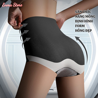 Quần Lót Gen Nịt Bụng Định Hình Cao Cấp Nữ Ice Silk Phong Cách Mỏng Thoáng Khí Che Bụng Nâng Hông QS06