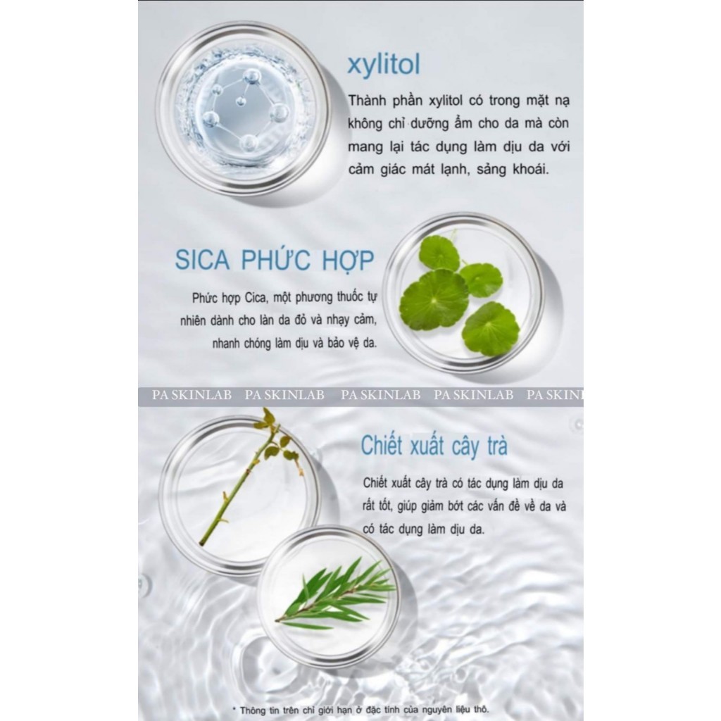 Ảnh HỘP Mặt Nạ Giúp Giảm Sưng Viêm Mụn WonJin Waterfull Skin Fit Mask 27g  [1 Hộp 5 Mask] 2