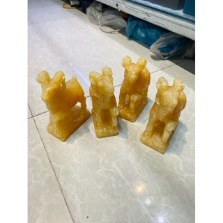 Tượng Dê , Phong Thuỷ Tuổi Mùi Đá Ngọc Hoàng Long Cao 12 cm