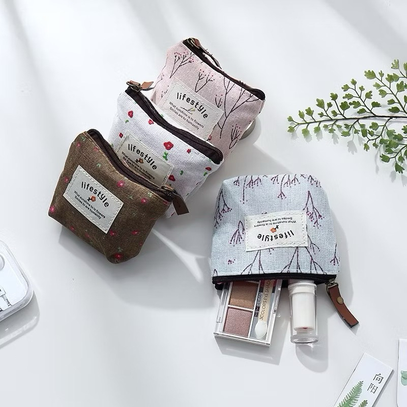 Túi vải mini đựng phụ kiện xinh xắn De Merci