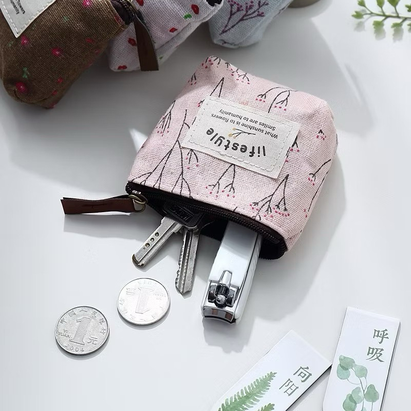 Túi vải mini đựng phụ kiện xinh xắn De Merci