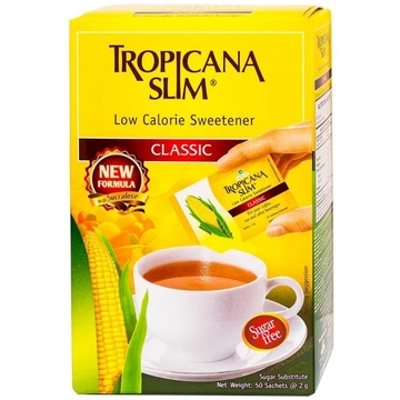 Hộp 50 Gói Đường bắp ăn kiêng Tropicana Slim Dành Cho Người Tiểu Đường, Ăn Kiêng Healthy, Eatclean