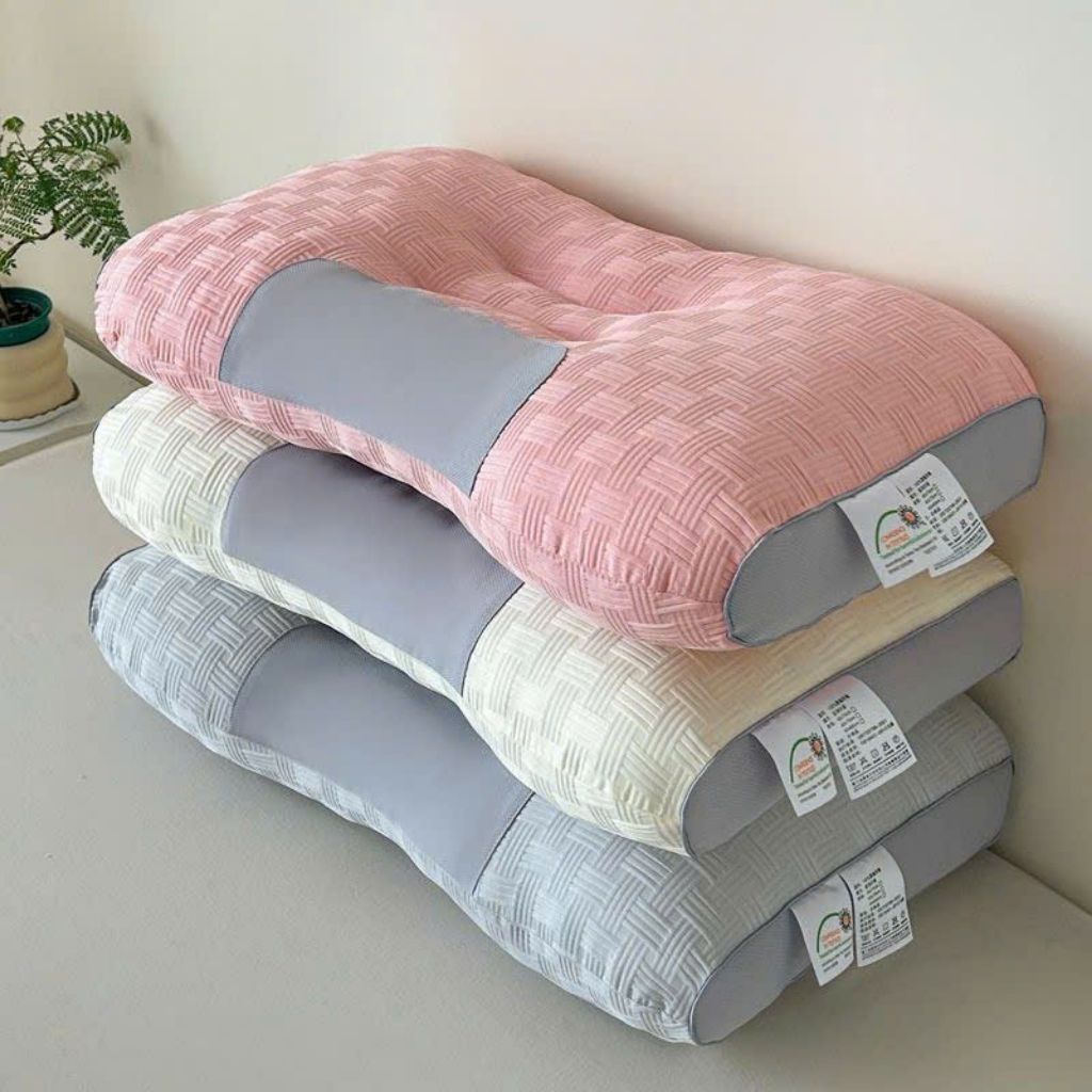 Gối Công Thái Học Cao Cấp TOPAZ BEDDING Nhập Khẩu Hỗ Trợ Ngủ Ngon Giảm Đau Cổ Vai Gáy