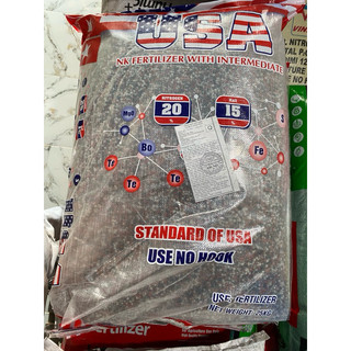 25kg Phân bón NPK 20-20-15 (tan nhanh) chuyên rau màu, cây ăn trái, cây cảnh, cây công nghiêp Cao Su