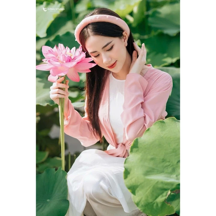 Áo tứ thân cho nữ chụp nghệ thuật