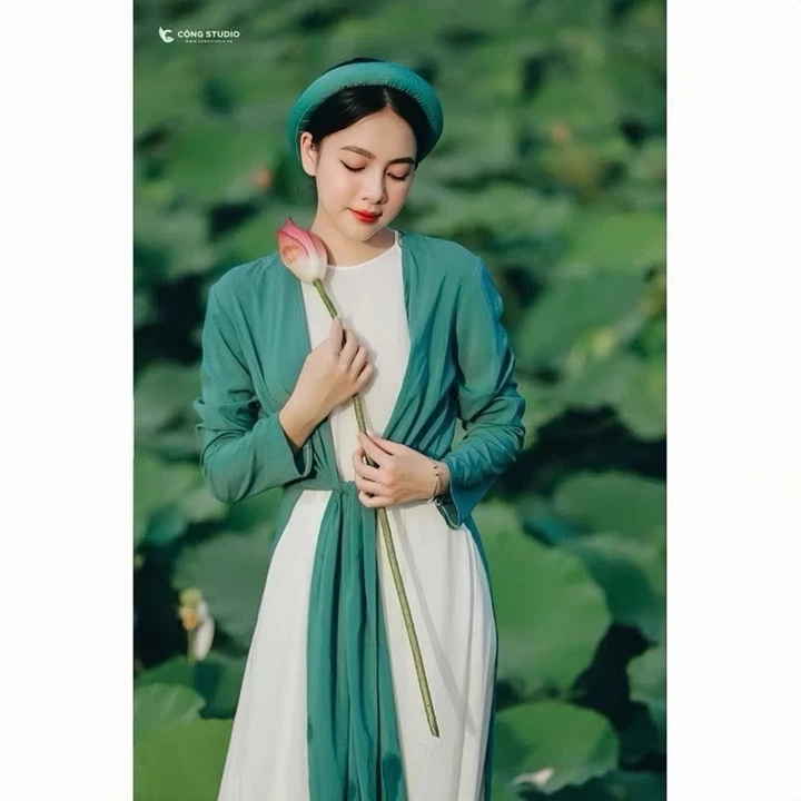 Áo tứ thân cho nữ chụp nghệ thuật
