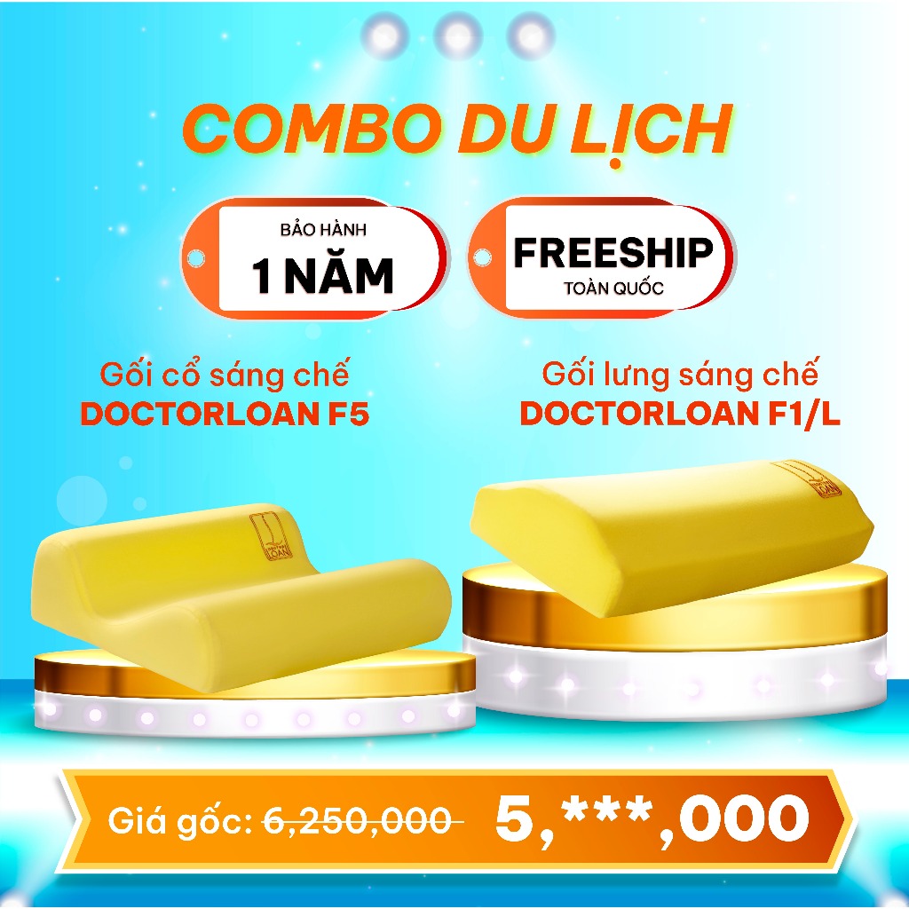 Ảnh Combo du lịch DOCTORLOAN hỗ trợ nắn chỉnh và bảo vệ cột sống 1
