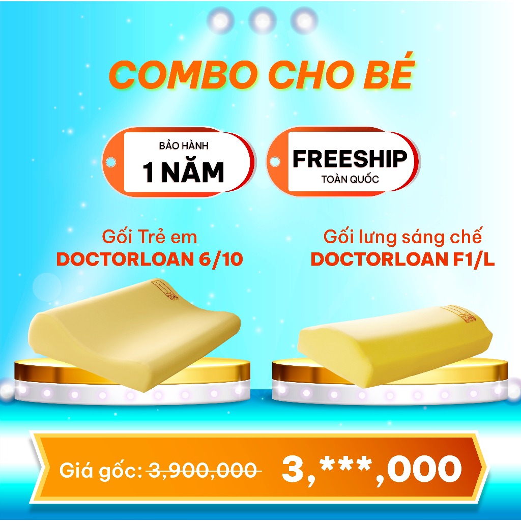 Ảnh Combo cho trẻ em DOCTORLOAN hỗ trợ giữ dáng chuẩn bảo vệ cột sống 1