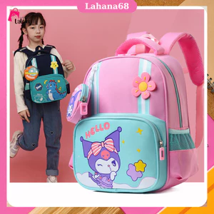 Balo mầm non kuromi, khủng long dễ thương chống nước, chống va đập cho bé MN01