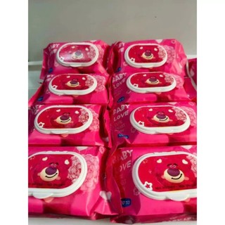 Thùng 10 gói khăn ướt Thiên phúc baby love  ( 1 gói 120 tờ) thùng conton