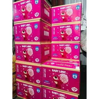 Thùng 10 gói khăn ướt Thiên phúc baby love  ( 1 gói 120 tờ) thùng conton