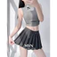 Chân váy ngắn tennis xếp ly đính nơ dáng xòe cạp cao vải Gold Hàn cao cấp kiểu dáng basic siêu hack dáng hottrend MYN29