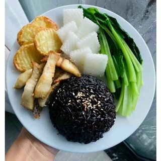 [GẠO TÍM THAN] Hoàng Kim - 5kg Eat Clean, Giảm Cân, Ăn Kiêng, Đủ  Dinh Dưỡng Cho Người Tiểu Đường