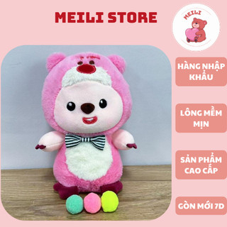 (MUA 1 TẶNG 1) Gấu Bông Loopy Lotso Nơ Hàng Cao Cấp Mềm Mịn MEILI STORE