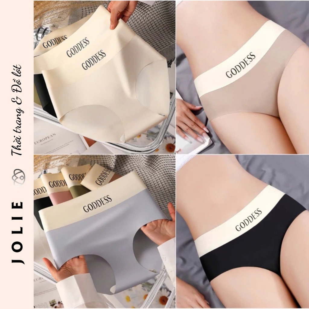 Combo quần lót nữ su đúc không lộ viền thoáng mát DH378