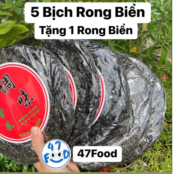 [ Combo 5 Bịch Rong Tặng 1 Bịch Rong ] 5 Bịch Rong Biển- Chay Mặn Đều ...