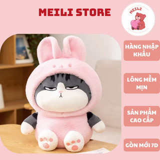 ( TẶNG QUÀ ĐÈN NGỦ CẮM )Gấu Bông Mèo Hoàng Thượng Cosplay, Hàng Cao Cấp Mềm Mịn Size MEILI STORE