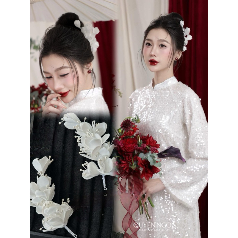 🌸Cài hoa cô dâu xinh nhẹ nhàng cho ngày cưới(1 chiếc )|PHUKIENCUOIYENLINH