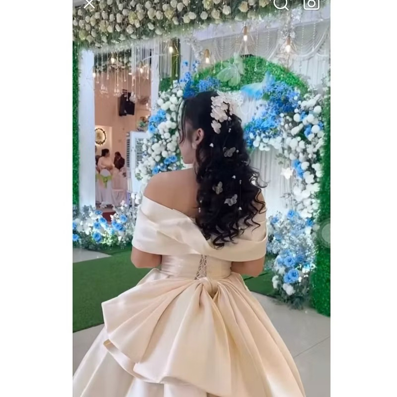 ❄️☁️ cài hoa cho cô dâu tóc mây xinh đẹp|PHUKIENCUOIYENLINH