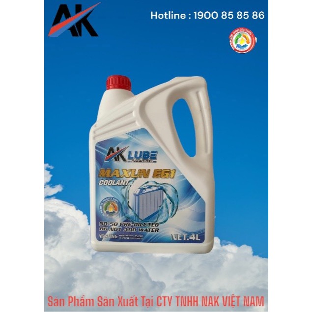 NƯỚC LÀM MÁT ĐỘNG CƠ AK MAXUN COOLANT EG1 – 4L