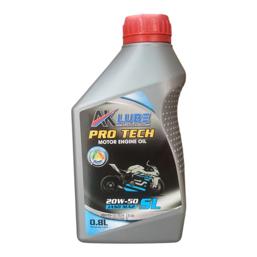DẦU NHỚT      AKLUBE PROTECH 20W50 SL 4T
