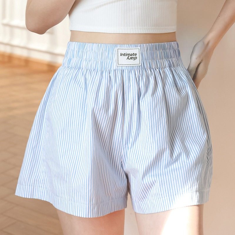 Combo 3 quần short kẻ sọc cạp chun quần ngủ form rộng thoải mái AD-M057_ ZynD Clothing