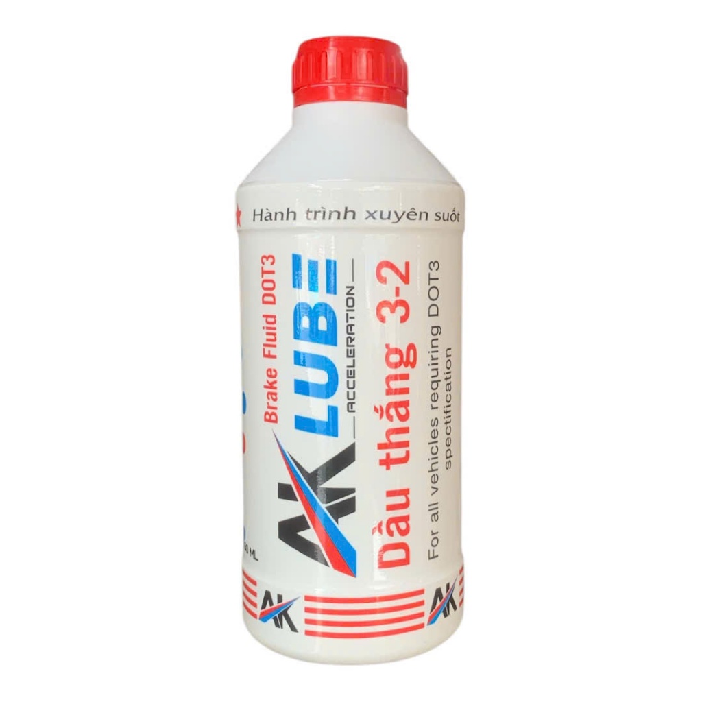 COMBO 3 CHAI AK LUBE DẦU THẮNG 3-2 DOT 3 - 0.86L