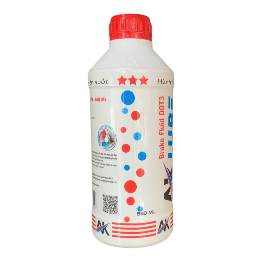 COMBO 3 CHAI AK LUBE DẦU THẮNG 3-2 DOT 3 - 0.86L