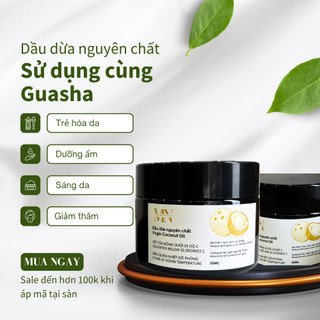 [ĐÔNG DƯỚI 25 ĐỘ C] DẦU DỪA ORGANIC ÉP LẠNH MONO –  DÙNG MASSAGE DA MẶT GIÚP TRẺ HÓA, GIẢM THÂM SẠM, DƯỠNG TÓC - MÔI