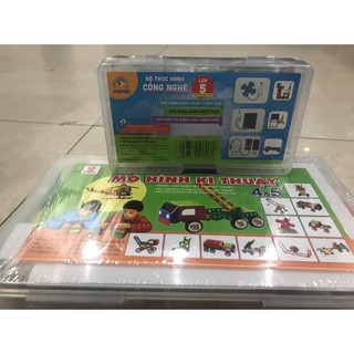 Bộ Lắp Ghép Mô Hình Kỹ Thuật Điện lớp 4 - 5 (Tấm năng lượng mặt trời, máy phát điện, pin)CN