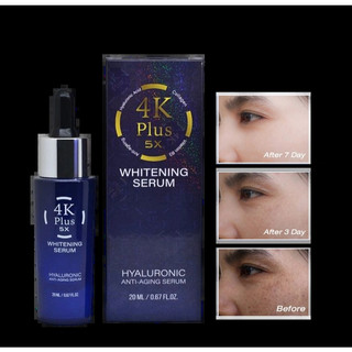 Serum 4K Plus 5X Whitening Th ái Lan 20ml – Dưỡng Trắng, Căng Bóng Da