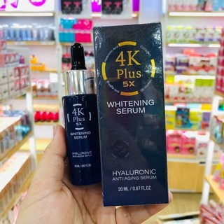 Serum 4K Plus 5X Whitening Th ái Lan 20ml – Dưỡng Trắng, Căng Bóng Da
