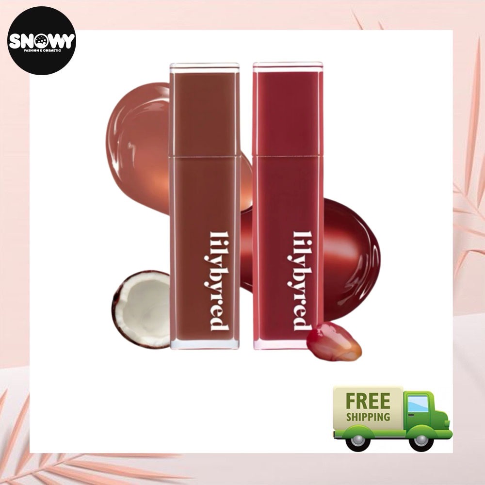 LILYBYRED Bloody Liar Coating Tint - Rouge à Lèvres Teint Coréen 4g, Effet Gloss, 11 Couleurs (2023)