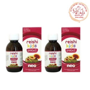 Combo 2 hộp Reishi Kids Protect Neo- Bổ sung vitamin, hỗ trợ tăng miễn dịch, tăng đề kháng hộp 150ml