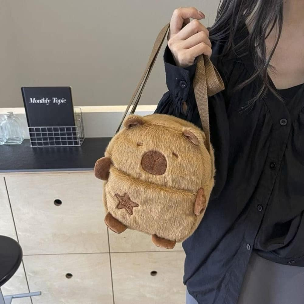 TÚI ĐEO CHÉO CAPYBARA ĐỰNG LÌ XÌ, ĐIỆN THOẠI SIÊU XINH