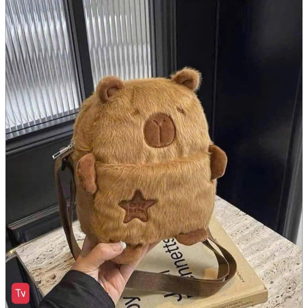 TÚI ĐEO CHÉO CAPYBARA ĐỰNG LÌ XÌ, ĐIỆN THOẠI SIÊU XINH