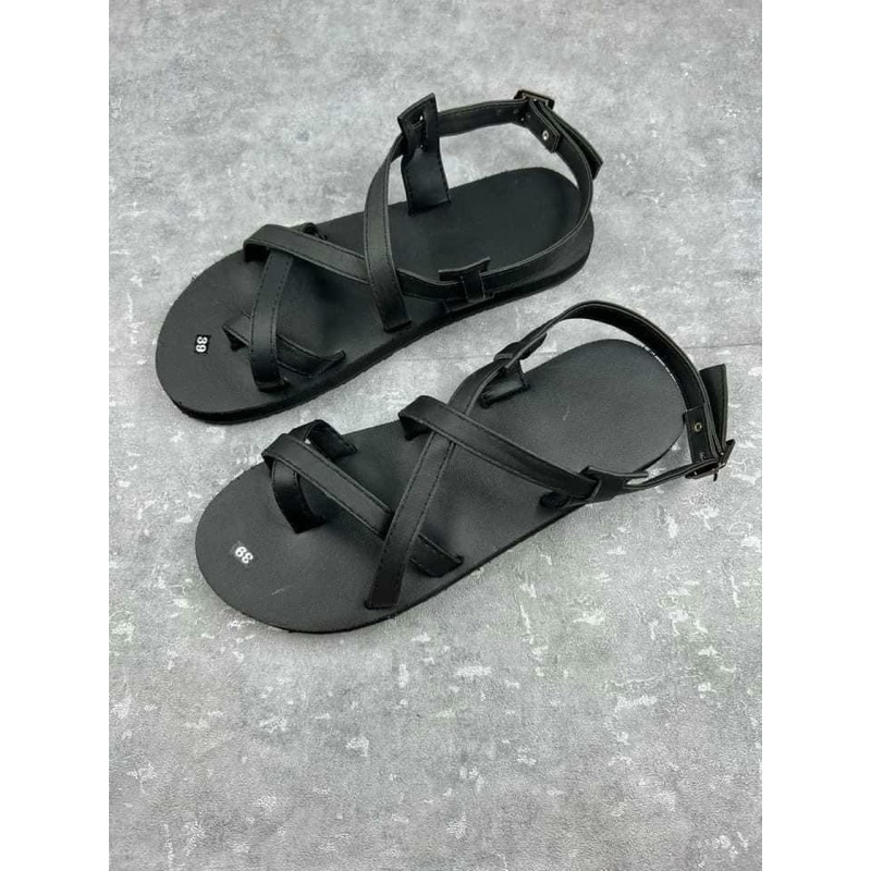 Giày Sandal Nữ Quai Hậu Học Sinh 4 Màu Nâu, Trắng,đen ,be Từ size 25-size 40