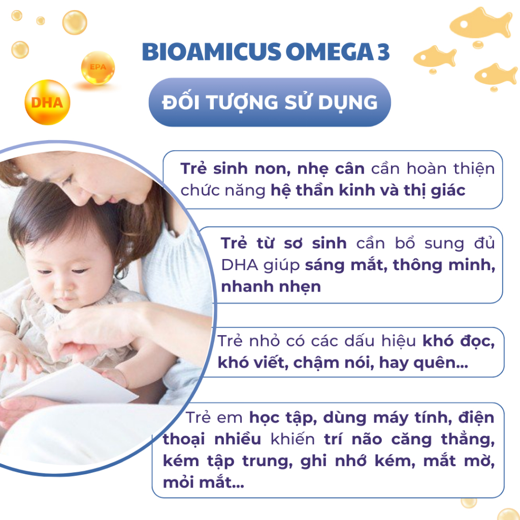 [Mua 3 tặng 1]BioAmicus DHA  - Vị ngon độc quyền chai 30mL + quà