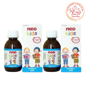 Combo 2 hộp DHA Neo kids omega 3 DHA ,Vitamin D3, A, E giúp phát triển trí não cho bé hộp 150ml