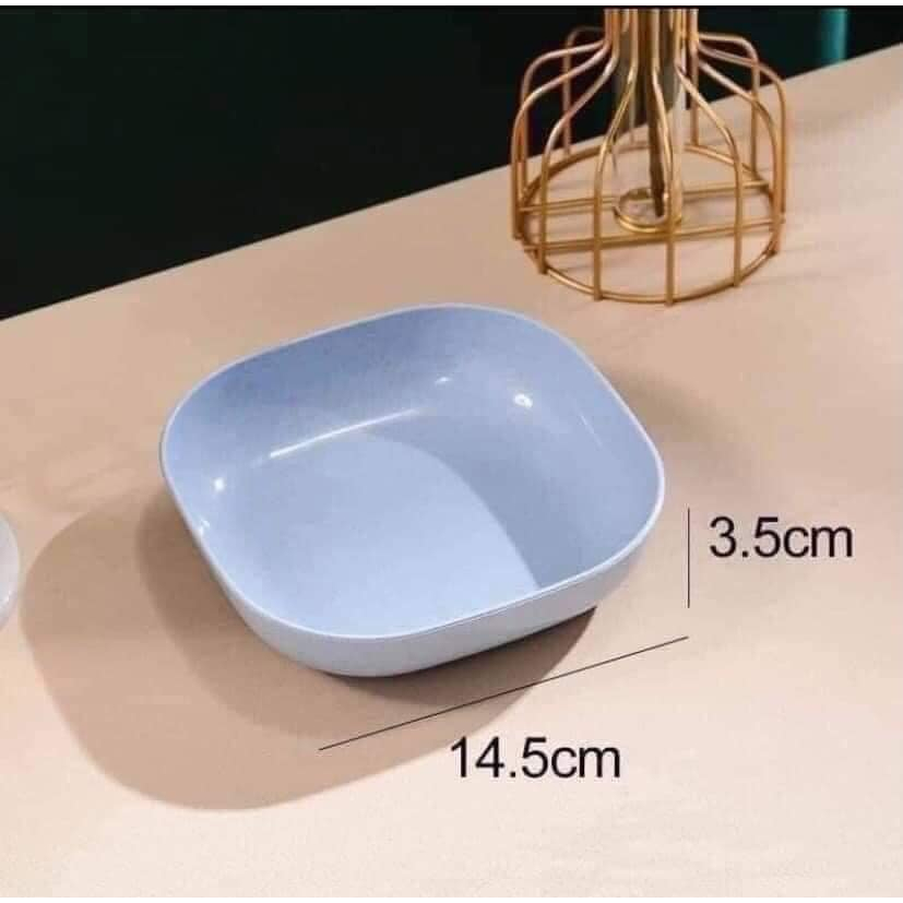 SET 8 ĐĨA LÚA MẠCH NHỰA NHIỀU MÀU TIỆN LỢI