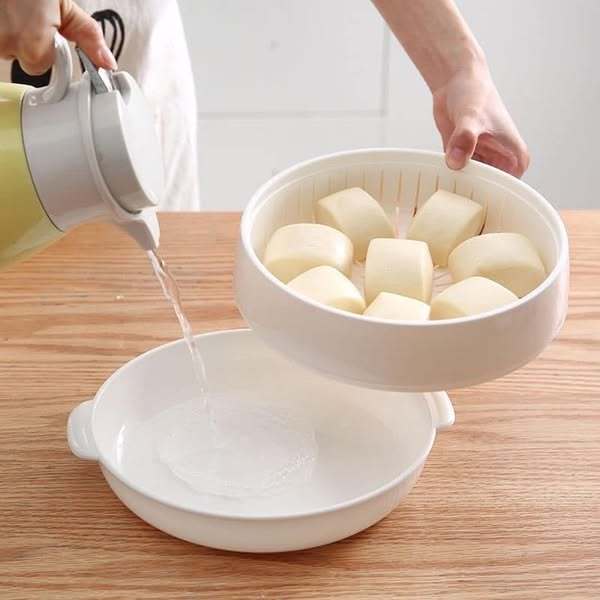BỘ KHAY HẤP DÙNG CHO LÒ VI SÓNG CÓ NẮP ĐẬY TIỆN LỢI