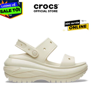UNISEX CROCS CLASSIC MEGA CRUSH SANDAL - BONE